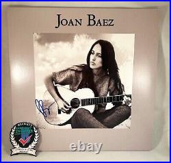 Joan Baez Signed Vinyl LP Album Beckett BAS 4 COA