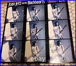 Joan Jett And The Blackhearts Good Music Autographed vinyl album (1986)