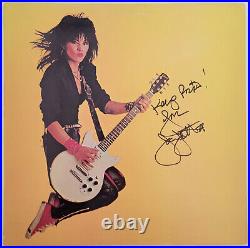 Joan Jett signed Blackhearts album LP vinyl record exact proof COA autographed
