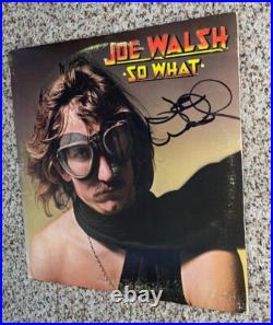 Joe Walsh Signed Vinyl Album So What The Eagles