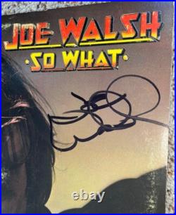 Joe Walsh Signed Vinyl Album So What The Eagles