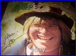 John Denver Greatest Hits Signed Peace! John Denver Autograph Vinyl Album LP