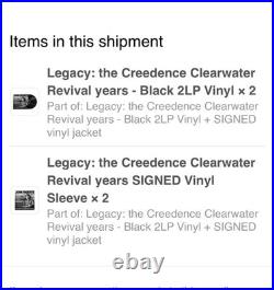 John Fogerty signed Legacy Creedence Clearwater Revival vinyl Official Merch