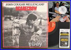 John Mellencamp Signed'scarecrow' Vinyl Record Album Lp Exact Proof Jsa Coa