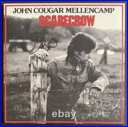 John Mellencamp Signed'scarecrow' Vinyl Record Album Lp Exact Proof Jsa Coa