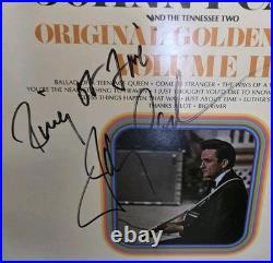 Johnny Cash Original Golden Hits Autographed Vinyl Record Album Cover Auth Pros