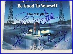 Journey Band Autographed Signed Vinyl Album Classic Lineup Steve Perry JSA COA