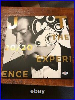 Justin Timberlake Signed The 20/20 Experience Vinyl Record Album Psa Dna Coa