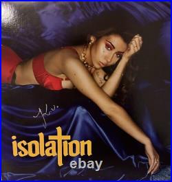 KALI UCHIS SIGNED Isolation Blue Vinyl album WITH PROOF