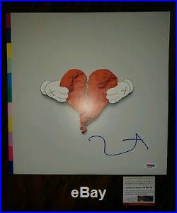 KANYE WEST Signed Autographed 808s & HEARTBREAK ALBUM VINYL LP with COA PSA PROOF