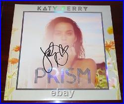 KATY PERRY signed Autographed PRISM VINYL ALBUM LP PROOF Beautiful Sig COA