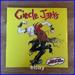 KEITH MORRIS signed vinyl album CIRCLE JERKS LIVE AT THE HOUSE OF BLUES