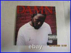 KENDRICK LAMAR Damn. 2xLP Used! 2017 TDE LIMITED RED VINYL SIGNED BY K. DOT