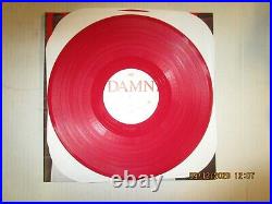 KENDRICK LAMAR Damn. 2xLP Used! 2017 TDE LIMITED RED VINYL SIGNED BY K. DOT