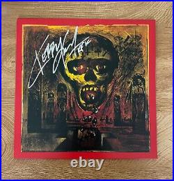 KERRY KING signed vinyl album SLAYER SEASONS IN THE ABYSS PROOF 1
