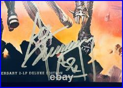 KISS Gene Simmons Ace Frehley DUAL Signed Destroyer Deluxe Vinyl Album JSA COA