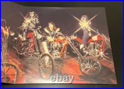 KISS Gene Simmons Ace Frehley DUAL Signed Destroyer Deluxe Vinyl Album JSA COA