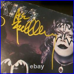 KISS signed vinyl album DEBUT from 1974 by GENE PETER PAUL ACE