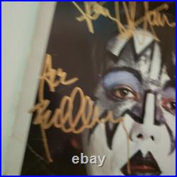 KISS signed vinyl album DYNASTY from 1979 by GENE PETER PAUL ACE