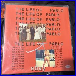 Kanye West Signed Autograph The Life of Pablo Vinyl Record Album LP Ye PSA DNA