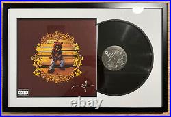 Kanye West Signed College Dropout Vinyl Album Rap with COA BECKETT #AB10422 Framed