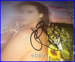 Katy Perry Signed Prism Vinyl Album Insert with proof