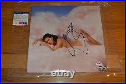 Katy Perry Teenage Dream Autographed Vinyl LP Album Cover with PSA COA