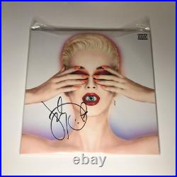 Katy Perry signed Witness vinyl LP album record EXACT PROOF