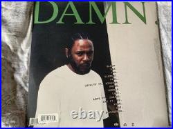 Kendrick Lamar Autographed Bundle Signed Vinyl, Shirt, And LP For DAMN Album