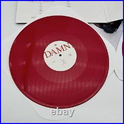 Kendrick Lamar Damn Red 2LP Signed, Autographed NM