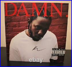 Kendrick Lamar Signed Autographed DAMN. Vinyl LP Album Cover JSA COA