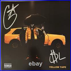 Key Glock Signed Vinyl Album Yellow Tape Authentic Rapper Young Dolph Jsa Coa