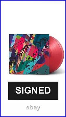 Kid Cudi Signed Autographed INSANO Red 2LP Vinyl Album Art By KAWS Ships Fast