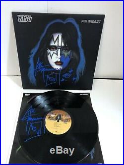Kiss Ace Frehley Signed Solo Album And Vinyl 2014 Spaceman