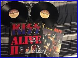 Kiss Alive II Vinyl LP Signed Paul Stanley Autograph Album