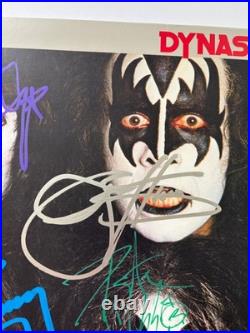 Kiss Band Signed Dynasty Vinyl Album Ace Peter Paul Stanley Gene Simmons Bas
