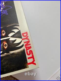 Kiss Band Signed Dynasty Vinyl Album Ace Peter Paul Stanley Gene Simmons Bas
