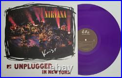 Krist Novoselic signed Nirvana Unplugged album, vinyl COA exact proof autographed