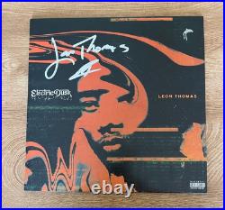 LEON THOMAS signed vinyl album ELECTRIC DUSK