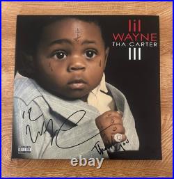 LIL WAYNE signed vinyl album THA CARTER III WEEZY