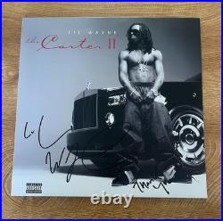 LIL WAYNE signed vinyl album THE CARTER II WEEZY
