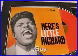 LITTLE RICHARD Signed Autograph Here's Little. Photo Album LP Vinyl Display