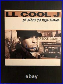 LL Cool J Signed Autograph Vinyl Album Record Lp 14 Shots To The Dome