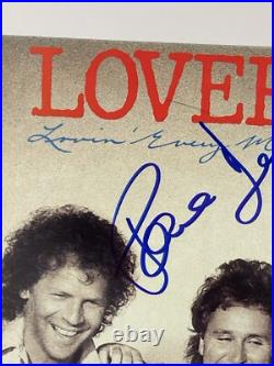 LOVERBOY signed Vinyl Album Reno, Reno, Smith (RIP), Frenette, Johnson PSA LETTER