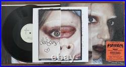 Lady Gaga Signed W Heart Mayhem Album Picture Photo Card & Vinyl Lp Psa Dna Coa