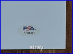 Lady Gaga Signed W Heart Mayhem Album Picture Photo Card & Vinyl Lp Psa Dna Coa