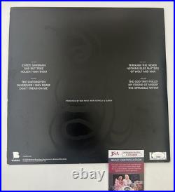 Lars Ulrich Signed Autographed Self Titled Black Album Vinyl JSA COA