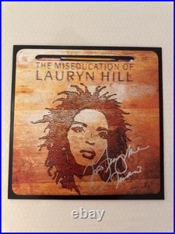 Lauryn Hill Miseducation Vinyl Signed Album LP Record Beckett BAS COA