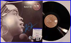 Lauryn Hill Signed Mtv Unplugged 2.0 Vinyl Album Kanye Autograph Psa/dna Coa