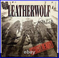 Leatherwolf 2013 Signed Autographed Street Ready Vinyl Lp Album Olivieri Rare